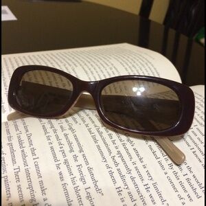 Anna Sui Brown Sunglasses